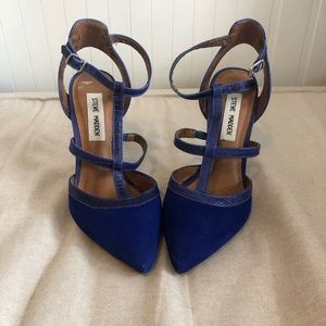 Steve Madden blue heels